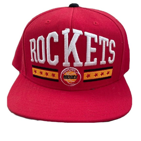 Houston Rockets SnapBack embroidered spell out Red NBA - Picture 1 of 7